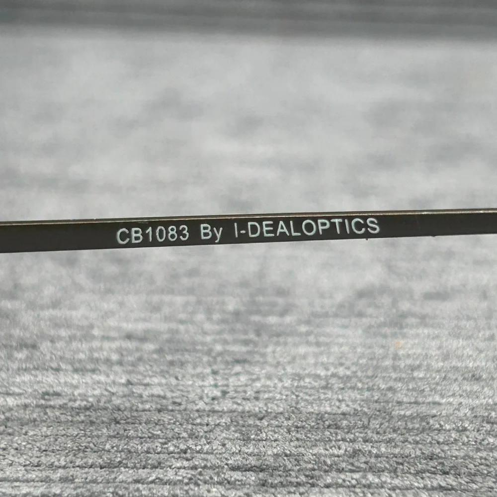 Casino Eyewear CB1083 Bronze Semi Rimless Rectangular Frames 52-16-140